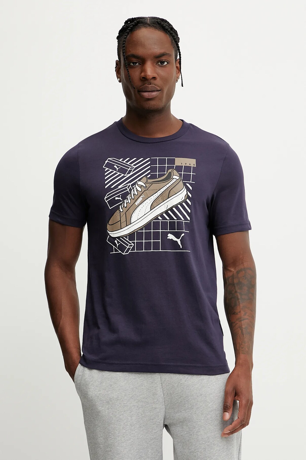 Футболка из хлопка с принтом GRAPHICS Puma, темно-синий
Футболка из хлопка с принтом GRAPHICS Puma, темно-синий