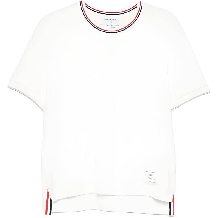 Футболка с круглым вырезом THOM BROWNE, белый
Футболка с круглым вырезом THOM BROWNE, белый