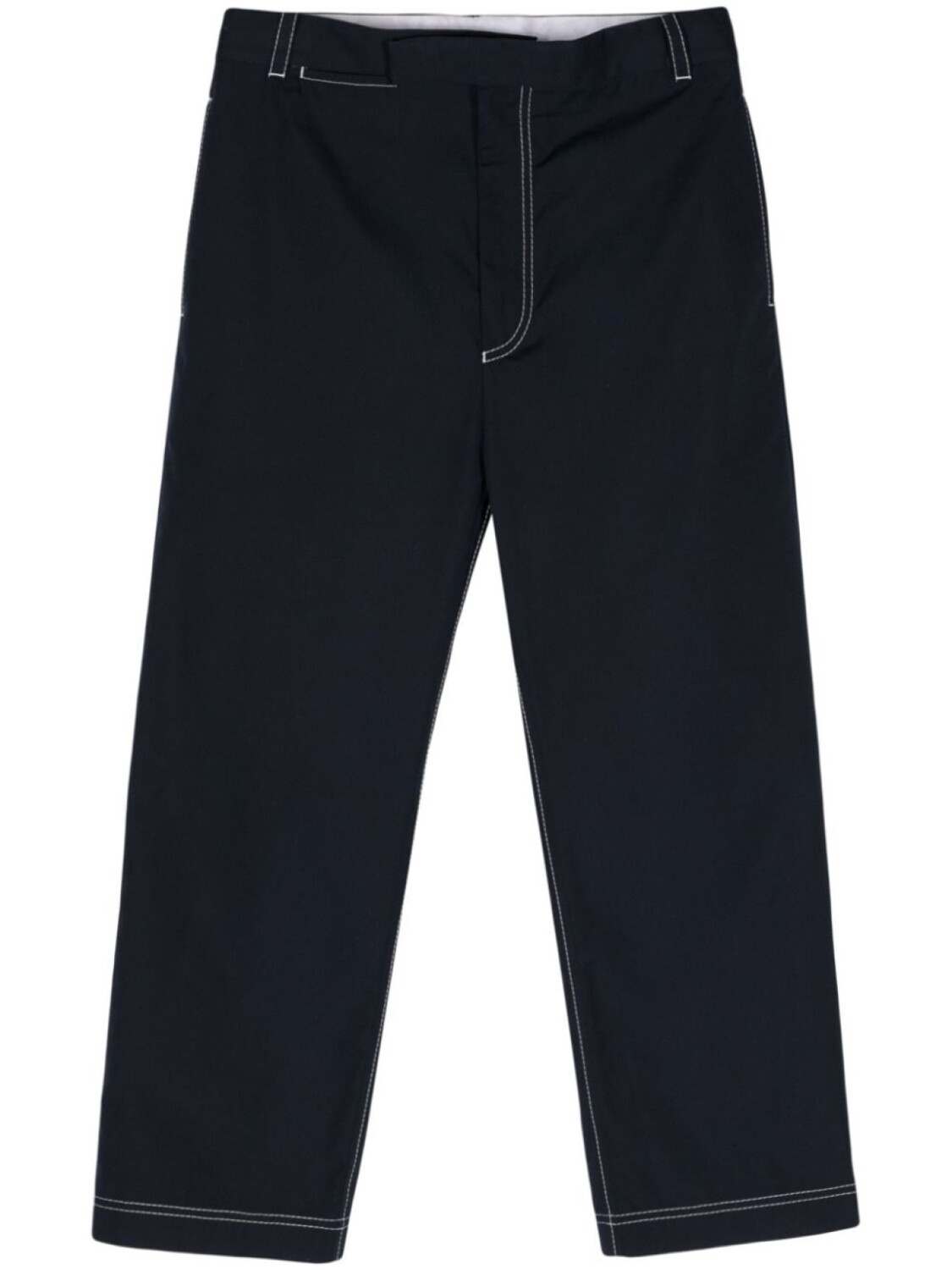 Thom Browne прямые брюки с контрастной строчкой, синий
Thom Browne прямые брюки с контрастной строчкой, синий