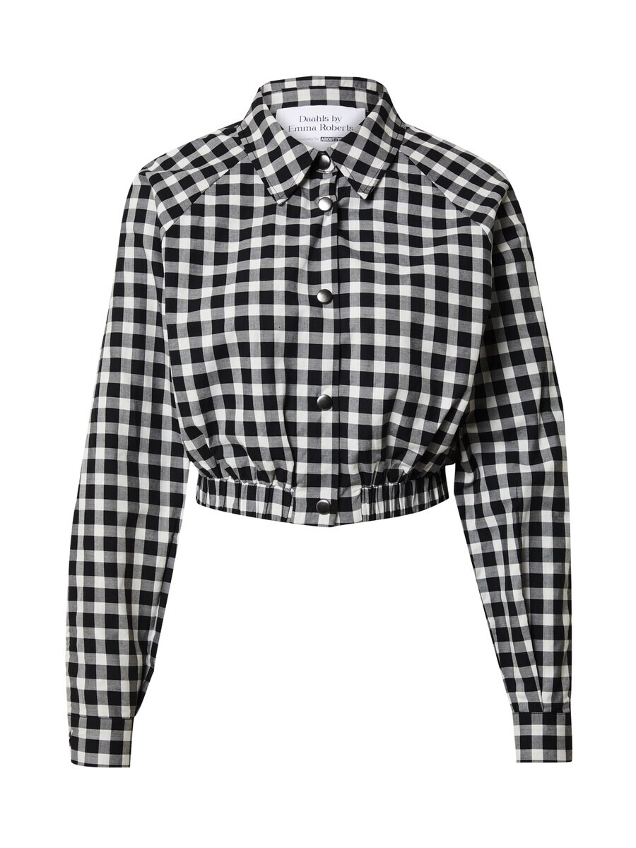 Межсезонная куртка Daahls By Emma Roberts Exclusively For About You LIZ, черный/белый 
Межсезонная куртка Daahls By Emma Roberts Exclusively For About You LIZ, черный/белый