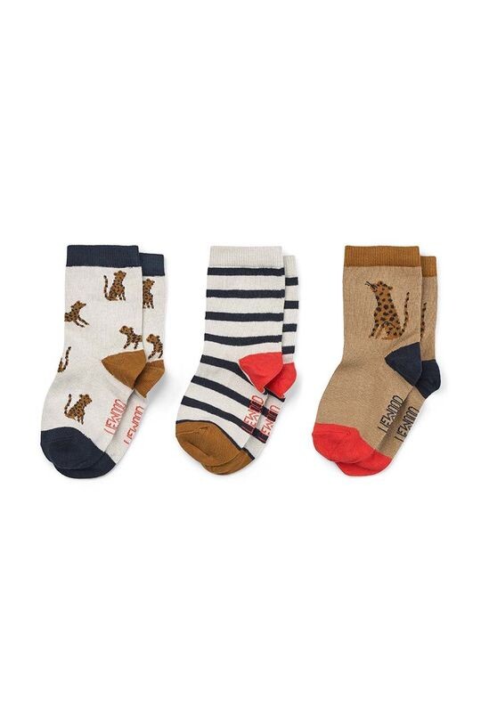 3 пары детских носков Liewood, бежевый
3 пары детских носков Liewood, бежевый