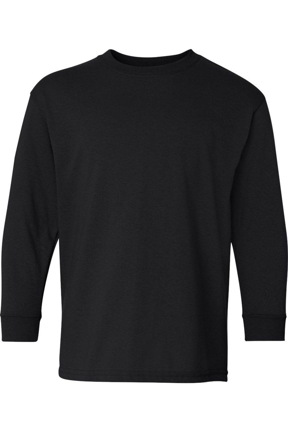 Футболка Gildan Heavy Cotton Youth с длинным рукавом, черный 
Футболка Gildan Heavy Cotton Youth с длинным рукавом, черный