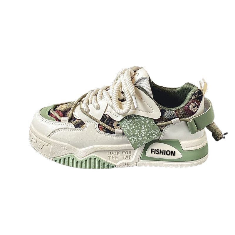 RYAW Низкие скейтерские кроссовки мужские бежево-зеленые, цвет Beige Green
RYAW Низкие скейтерские кроссовки мужские бежево-зеленые, цвет Beige Green