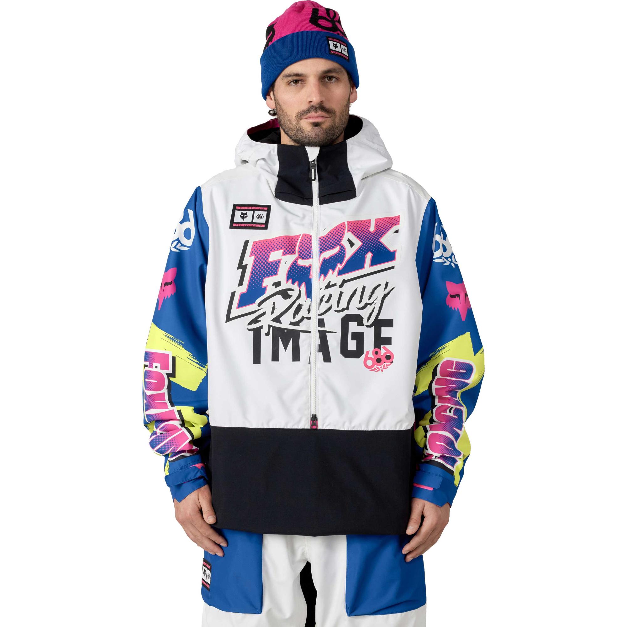 Мужская куртка-анорак Fox Racing Shell 686, Fox White Colorblock
Мужская куртка-анорак Fox Racing Shell 686, Fox White Colorblock