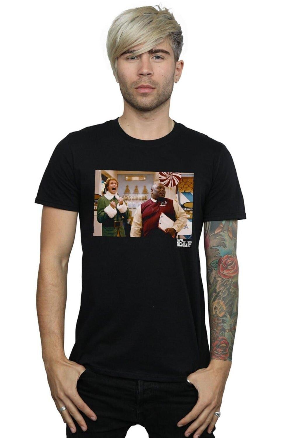 Футболка с надписью «Рождественский магазин» Elf, черный
Футболка с надписью «Рождественский магазин» Elf, черный