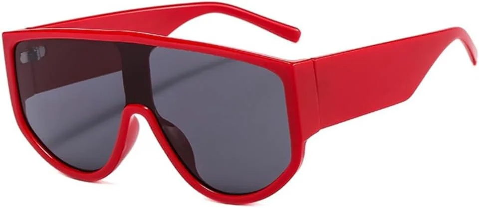 Солнцезащитные очки Shield Big Frame Oversized для женщин и мужчин, большие солнцезащитные очки с градиентным затемнением и защитой от УФ-излучения UV400 LANGSER, Red
Солнцезащитные очки Shield Big Frame Oversized для женщин и мужчин, большие солнцезащитные очки с градиентным затемнением и защитой от УФ-излучения UV400 LANGSER, Red