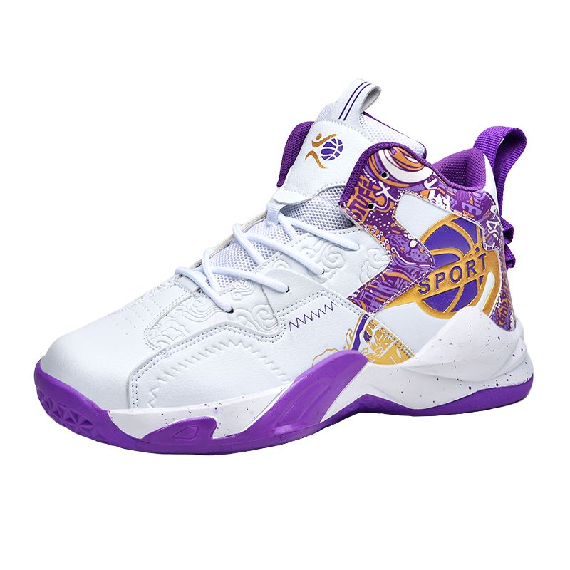 Kuding Амортизирующие износостойкие баскетбольные кроссовки мид-топ бело-фиолетовые, цвет White Purple
Kuding Амортизирующие износостойкие баскетбольные кроссовки мид-топ бело-фиолетовые, цвет White Purple