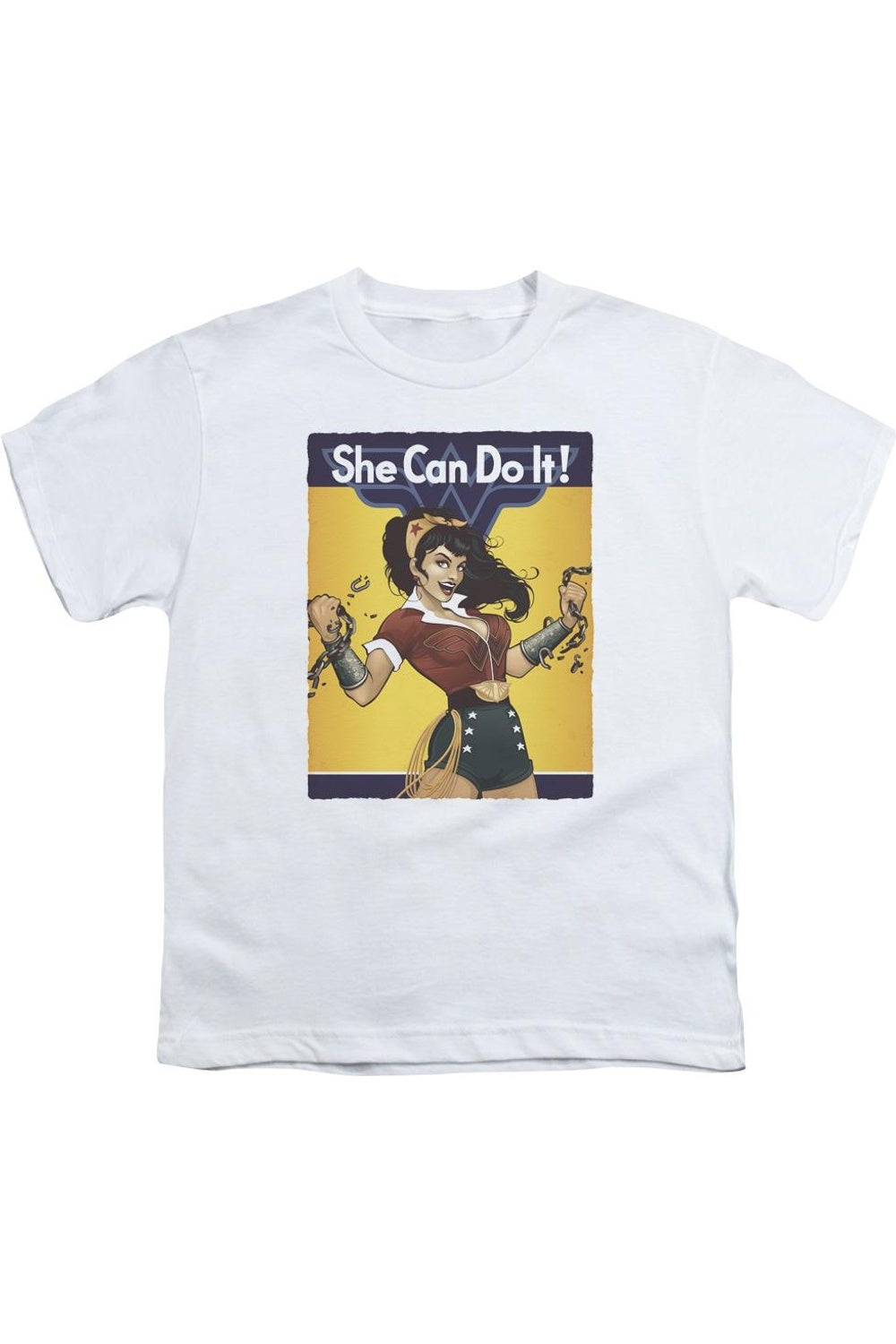 Футболка с коротким рукавом для подростков "Bombshell" Wonder Woman из Лиги Справедливости Америки Gildan, белый
Футболка с коротким рукавом для подростков "Bombshell" Wonder Woman из Лиги Справедливости Америки Gildan, белый