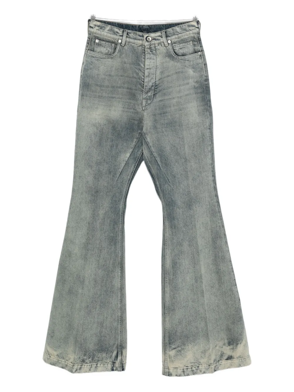 Расклешенные джинсы из хлопка Rick Owens, серый
Расклешенные джинсы из хлопка Rick Owens, серый