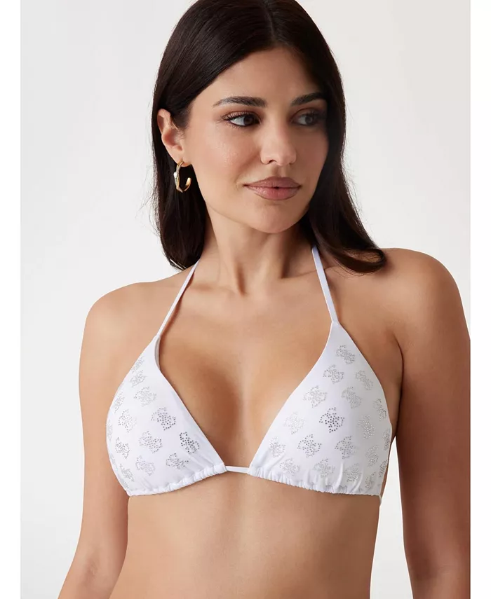 Женский бикини-топ Quattro G с треугольными чашечками GUESS, белый
Женский бикини-топ Quattro G с треугольными чашечками GUESS, белый