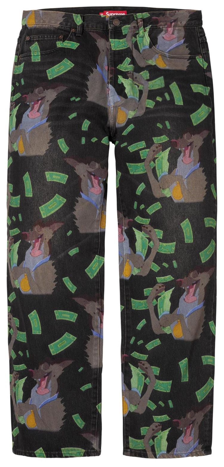 Джинсы Supreme All Dogs Go To Heaven свободного кроя, черный
Джинсы Supreme All Dogs Go To Heaven свободного кроя, черный