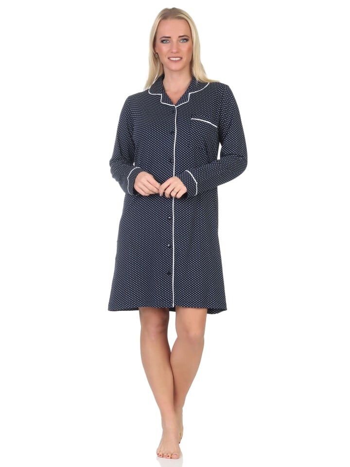 Ночная рубашка NORMANN Langarm durchknöpfbar Punkte Optik, цвет allover
Ночная рубашка NORMANN Langarm durchknöpfbar Punkte Optik, цвет allover