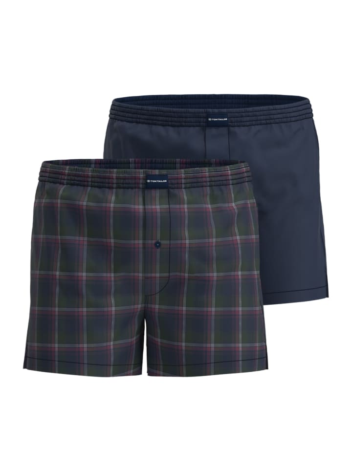 Tom Tailor Комплект из двух боксерских шорт Milos в сине-темную клетку
Tom Tailor Комплект из двух боксерских шорт Milos в сине-темную клетку