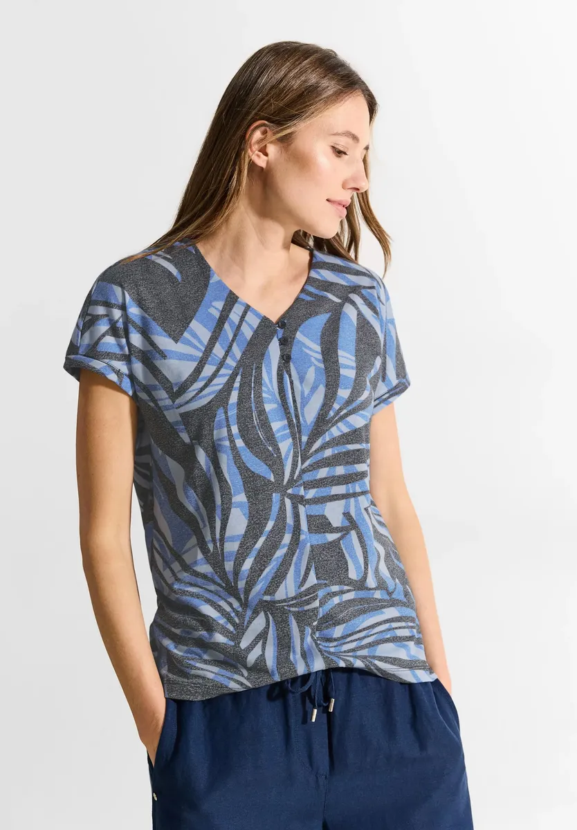 Футболка Cecil с эффектом выгорания, синий
Футболка Cecil с эффектом выгорания, синий