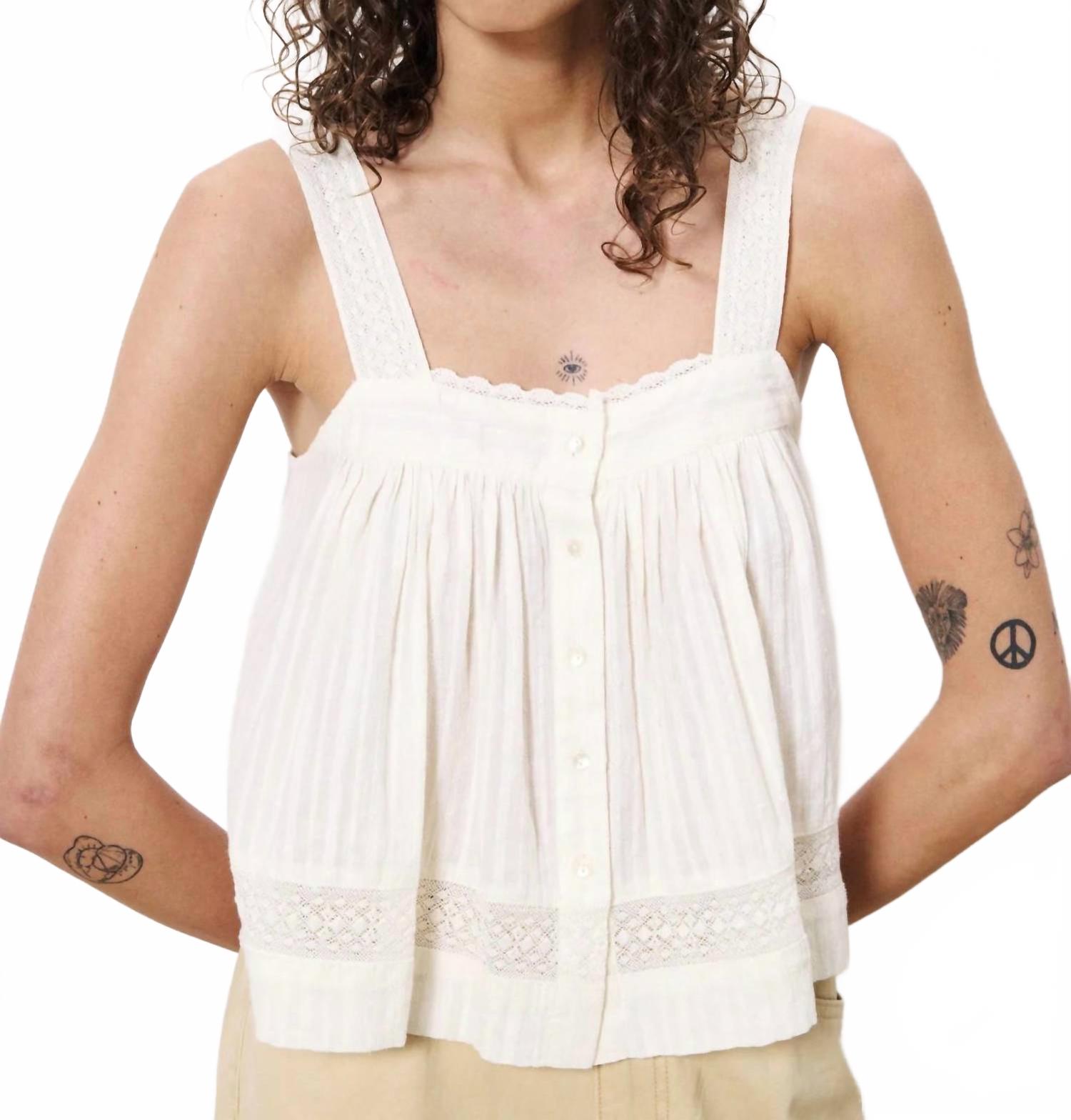 Топ Lalita без рукавов кремовый FRNCH
Топ Lalita без рукавов кремовый FRNCH