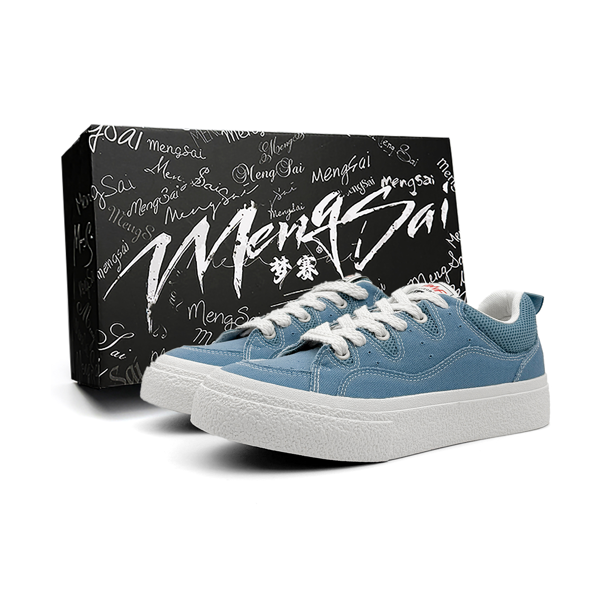 Mengsai Низкие противоскользящие амортизирующие кроссовки для скейтбординга, мужские, цвет "дымчато-голубой"
Mengsai Низкие противоскользящие амортизирующие кроссовки для скейтбординга, мужские, цвет "дымчато-голубой"