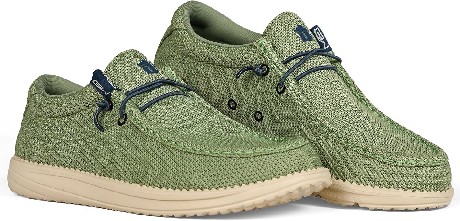 Мужские ботинки Gator Waders для кемпинга - дышащие лоферы без шнуровки - эластичные шнурки - сверхлегкая амортизация на весь день - удобная посадка, Fairway
Мужские ботинки Gator Waders для кемпинга - дышащие лоферы без шнуровки - эластичные шнурки - сверхлегкая амортизация на весь день - удобная посадка, Fairway