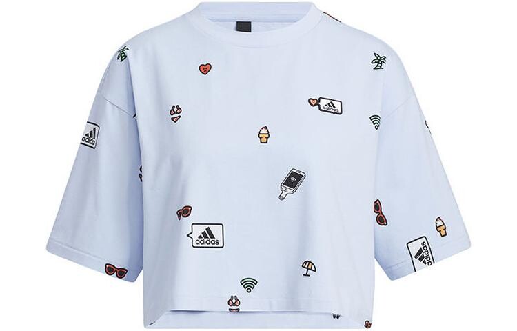 Укороченный топ женский синий Adidas
Укороченный топ женский синий Adidas