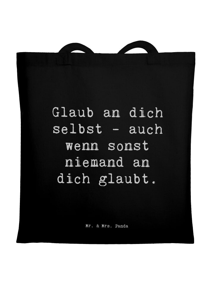 Сумка Mr. & Mrs. Panda Tragetasche Spruch Glaube an dich selbst mit Sp..., черный
Сумка Mr. & Mrs. Panda Tragetasche Spruch Glaube an dich selbst mit Sp..., черный