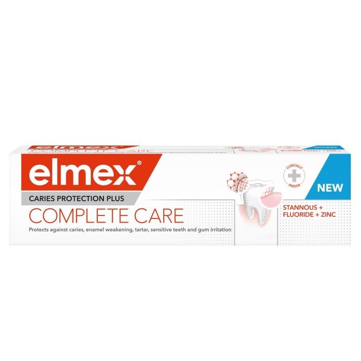Elmex Caries Protection Plus Complete Care Зубная паста, 75 ml
Elmex Caries Protection Plus Complete Care Зубная паста, 75 ml