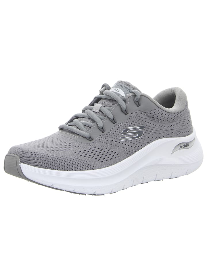 Кроссовки на шнуровке Skechers, серый 
Кроссовки на шнуровке Skechers, серый