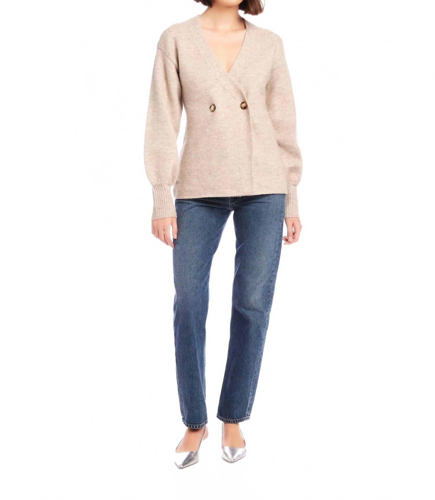 Кардиган Lucy с длинным рукавом и V-образным вырезом в цвете Earth 4F89875 Fifteen Twenty, Earth 4F89875 
Кардиган Lucy с длинным рукавом и V-образным вырезом в цвете Earth 4F89875 Fifteen Twenty, Earth 4F89875