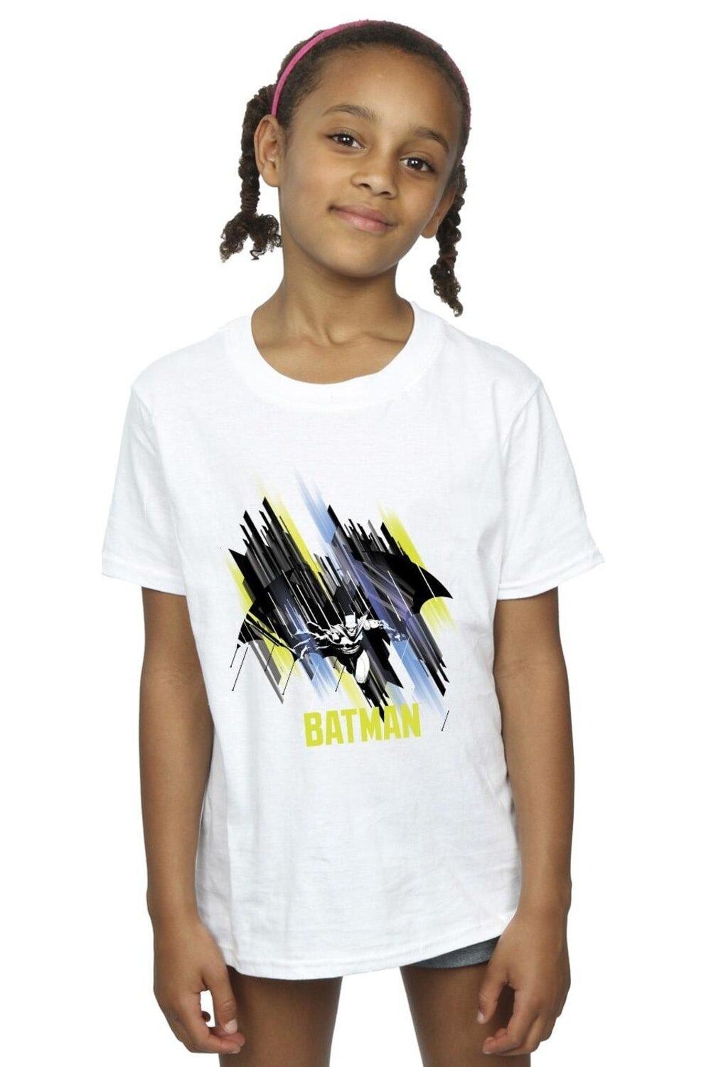 Хлопковая футболка с летающим Бэтменом DC Comics, белый
Хлопковая футболка с летающим Бэтменом DC Comics, белый