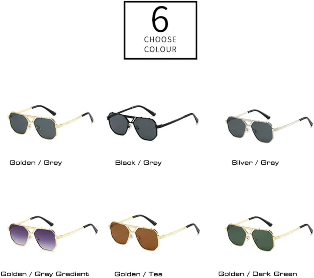 Винтажные металлические солнцезащитные очки с двойной перемычкой для женщин, класса люкс, защита от УФ-излучения UV400, темно-зеленые, для мужчин TKKTLLT, Black Grey
Винтажные металлические солнцезащитные очки с двойной перемычкой для женщин, класса люкс, защита от УФ-излучения UV400, темно-зеленые, для мужчин TKKTLLT, Black Grey