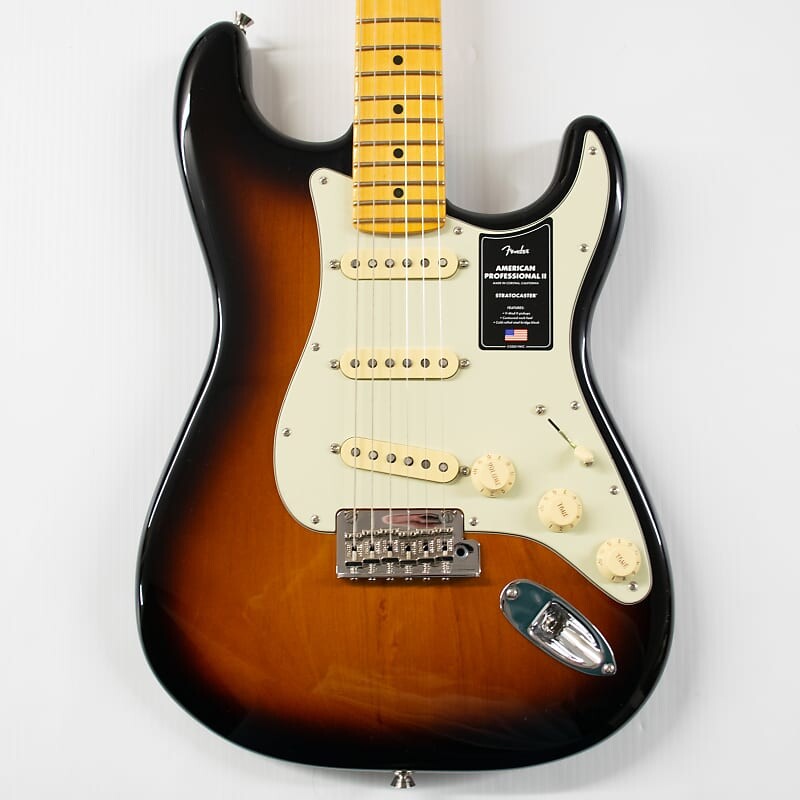 Электрогитара Fender American Professional II Stratocaster Electric Guitar with Maple Fingerboard - 2-color Sunburst
Электрогитара Fender American Professional II Stratocaster Electric Guitar with Maple Fingerboard - 2-color Sunburst