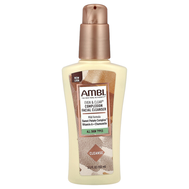 AMBI, Even & Clear, очищающее средство для лица, без отдушек, 103 мл (3,5 жидк. Унции)
AMBI, Even & Clear, очищающее средство для лица, без отдушек, 103 мл (3,5 жидк. Унции)