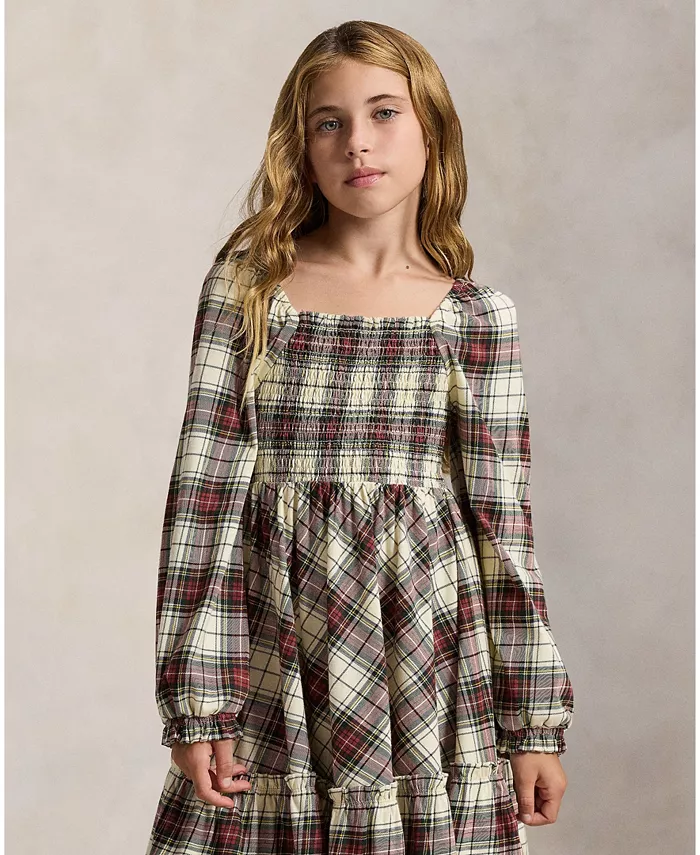 Длинное платье с рукавами в клетку и рюшами для девочек 7-16 лет Polo Ralph Lauren, мультиколор
Длинное платье с рукавами в клетку и рюшами для девочек 7-16 лет Polo Ralph Lauren, мультиколор