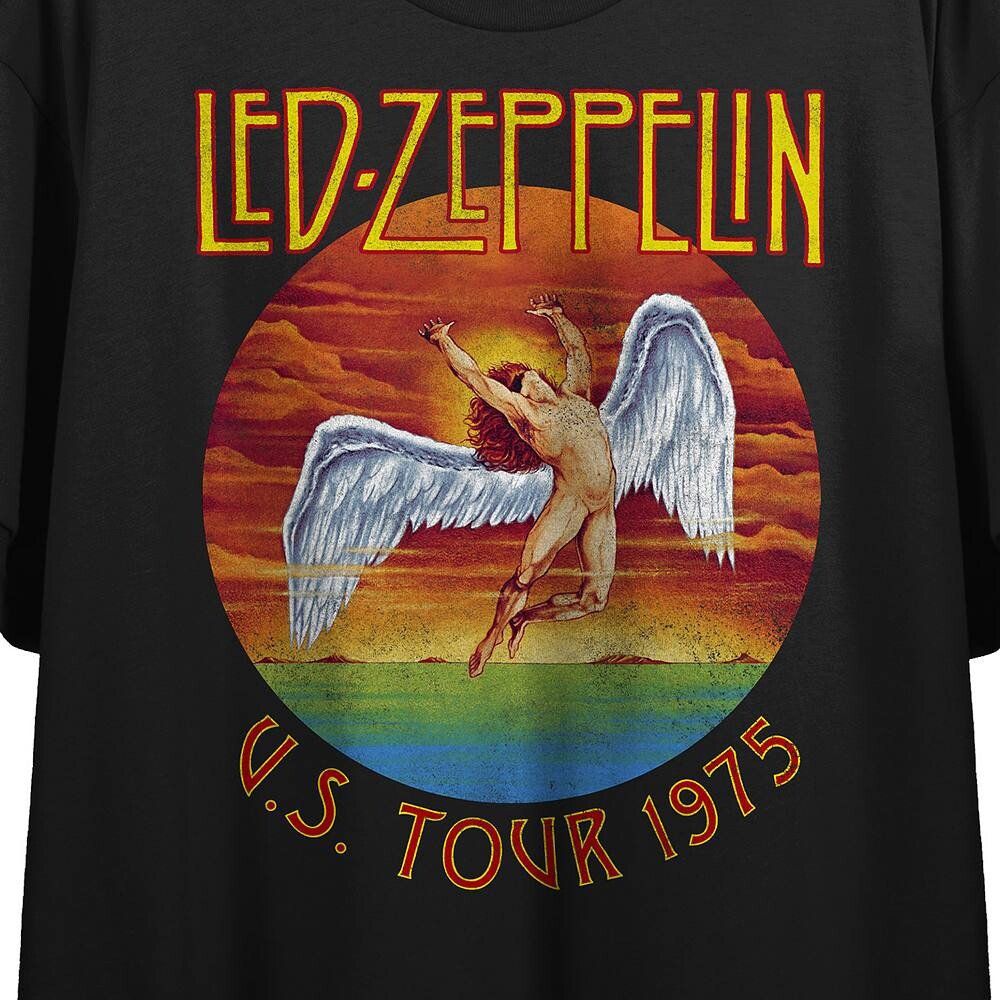 Футболка с графическим рисунком Led Zeppelin для юниоров в рамках турне по США 1975 года Licensed Character, черный
Футболка с графическим рисунком Led Zeppelin для юниоров в рамках турне по США 1975 года Licensed Character, черный