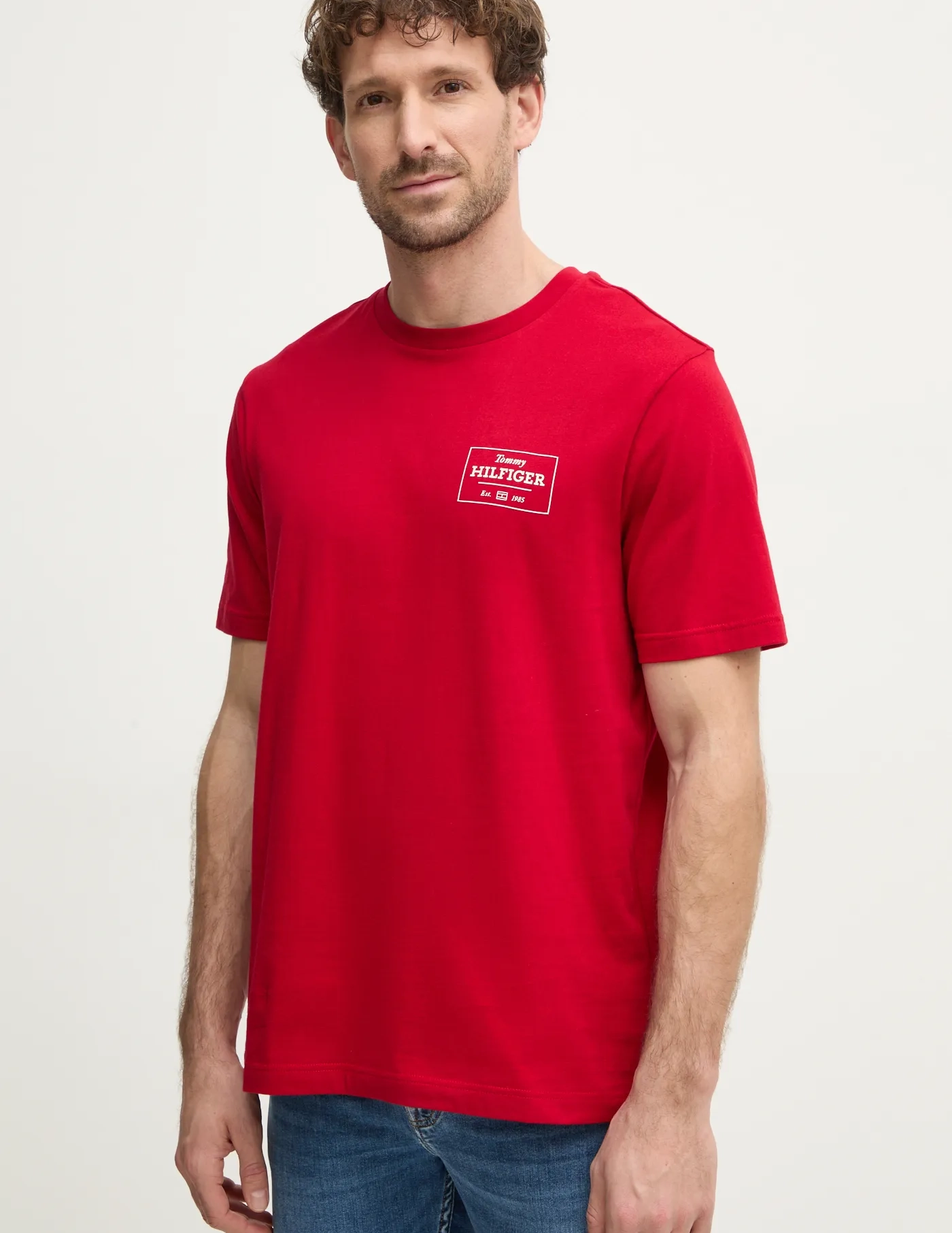 Хлопковая футболка Tommy Hilfiger, красный
Хлопковая футболка Tommy Hilfiger, красный