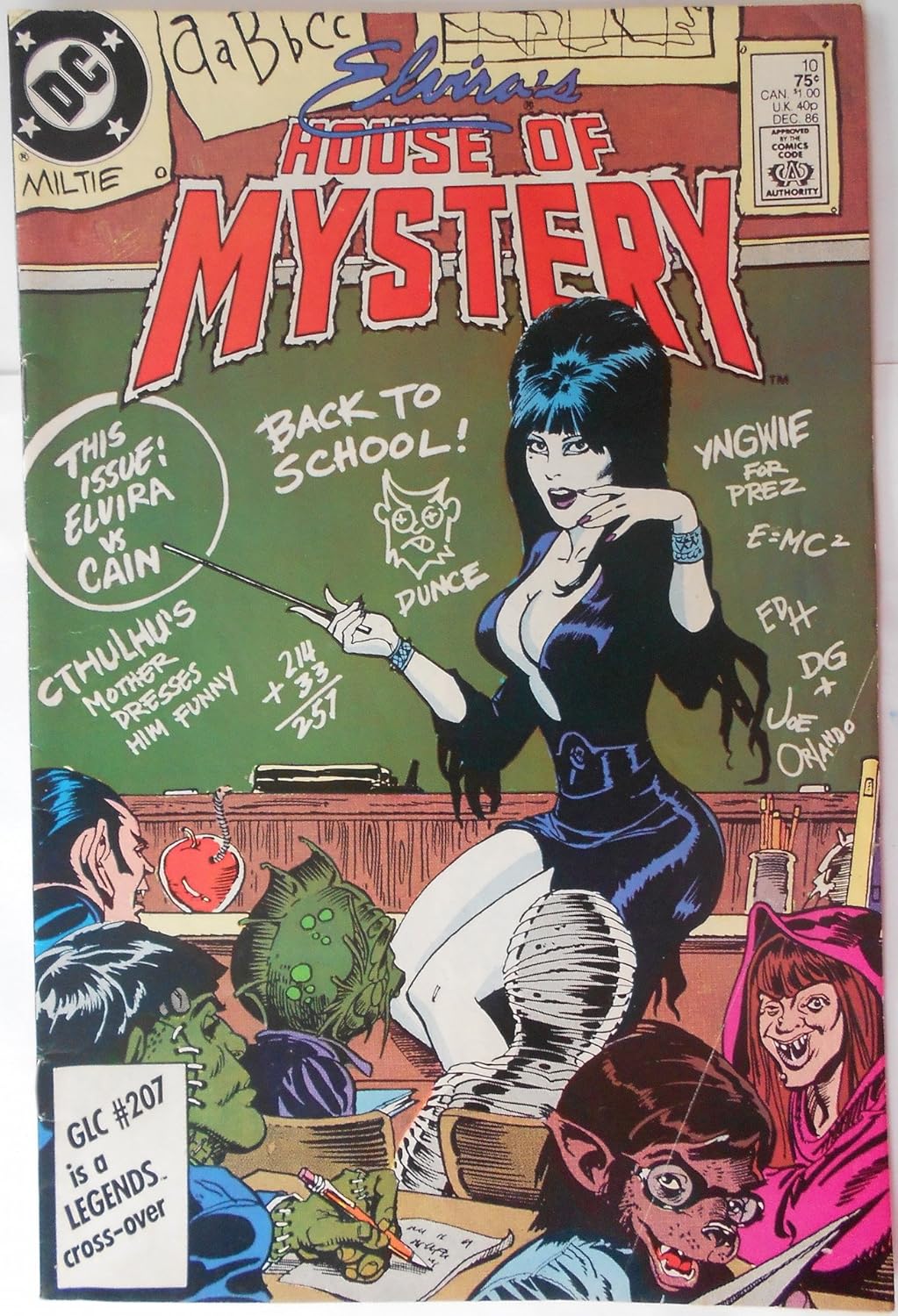 ELVIRA'S HOUSE OF MYSTERY #10 (DC Comics)
ELVIRA'S HOUSE OF MYSTERY #10 (DC Comics)