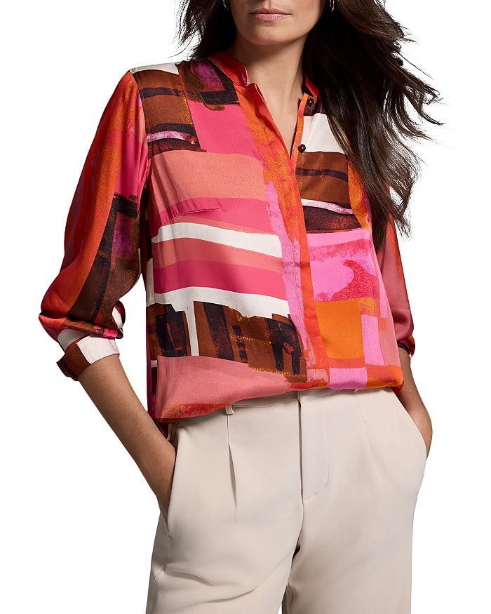 Блуза глянцевая Artful Blocks NIC+ZOE, мультиколор
Блуза глянцевая Artful Blocks NIC+ZOE, мультиколор