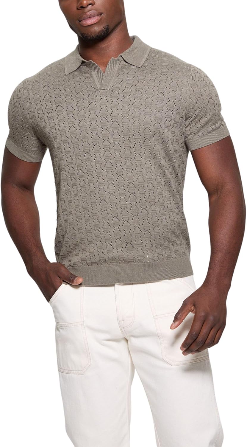 Мужское поло GUESS Eco с коротким рукавом и ажурной строчкой Brian, Walnut Shell, Коричневый, Мужское поло GUESS Eco с коротким рукавом и ажурной строчкой Brian, Walnut Shell
Мужское поло GUESS Eco с коротким рукавом и ажурной строчкой Brian, Walnut Shell, Коричневый, Мужское поло GUESS Eco с коротким рукавом и ажурной строчкой Brian, Walnut Shell