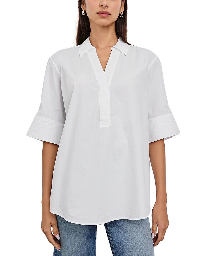 Двухслойная рубашка Juda High Low Rails, белый
Двухслойная рубашка Juda High Low Rails, белый