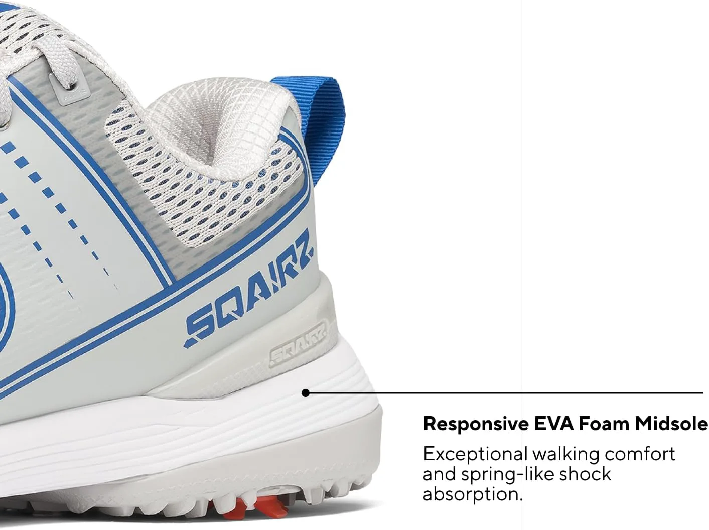 Мужские спортивные гольф-кроссовки SQAIRZ Speed Mesh, разработаны для равновесия и производительности, сменные шипы, дышащие, светло-серый/голубой
Мужские спортивные гольф-кроссовки SQAIRZ Speed Mesh, разработаны для равновесия и производительности, сменные шипы, дышащие, светло-серый/голубой