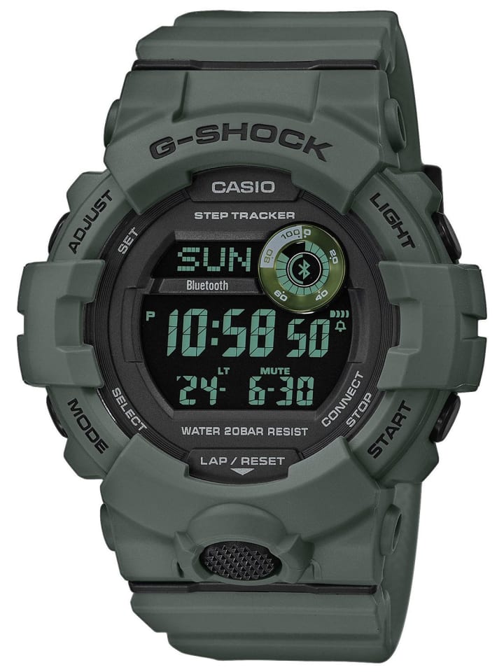 Casio Мужские наручные часы G-Shock G-Squad с Bluetooth, зеленые
Casio Мужские наручные часы G-Shock G-Squad с Bluetooth, зеленые