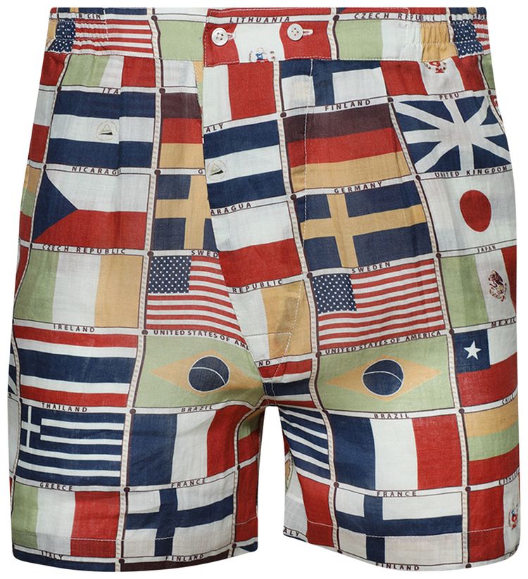 Шорты Bode International Flags Boxer Shorts 'Multicolor', разноцветный
Шорты Bode International Flags Boxer Shorts 'Multicolor', разноцветный