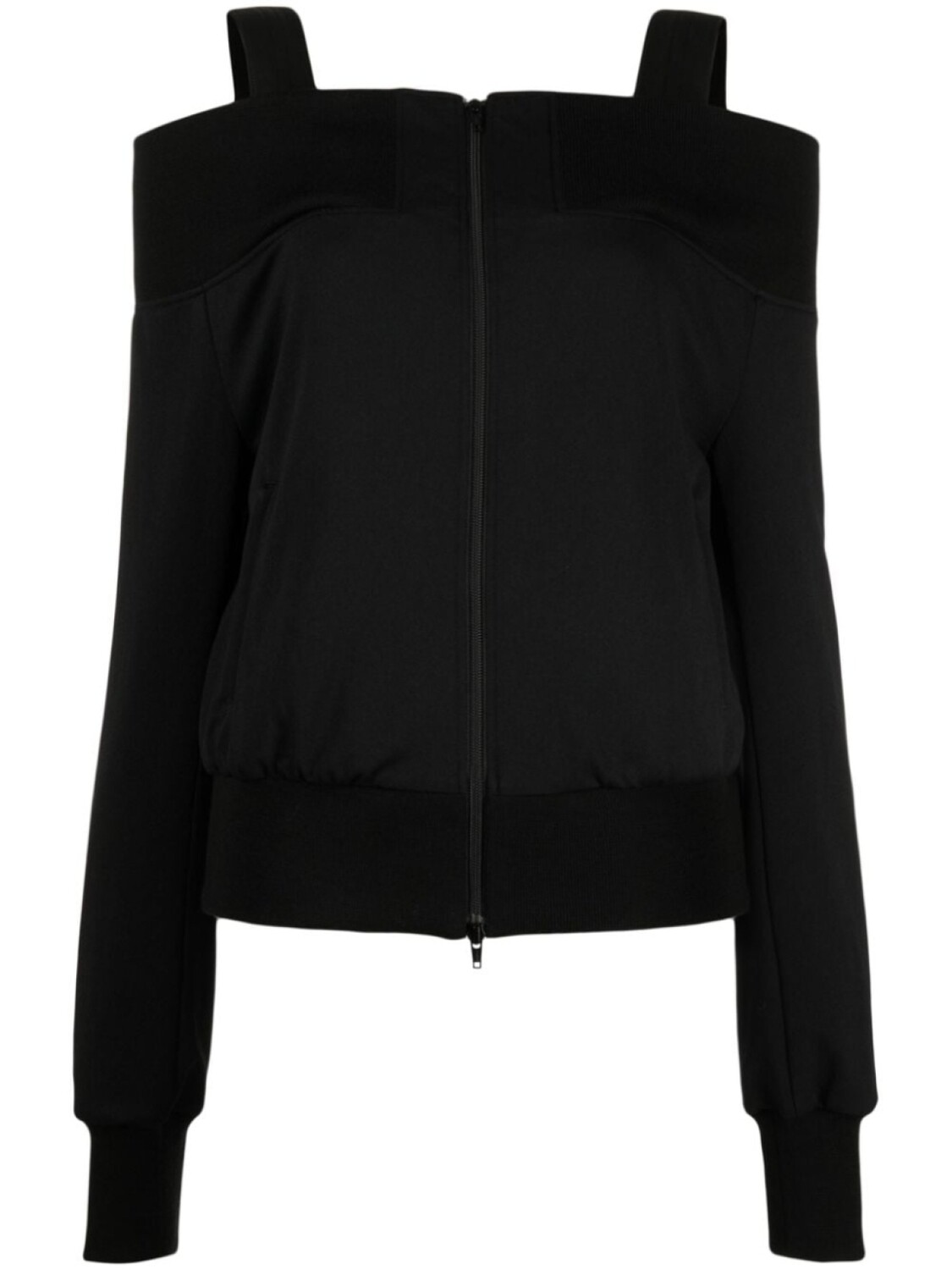 Yohji Yamamoto топ на молнии с приспущенными плечами, черный
Yohji Yamamoto топ на молнии с приспущенными плечами, черный