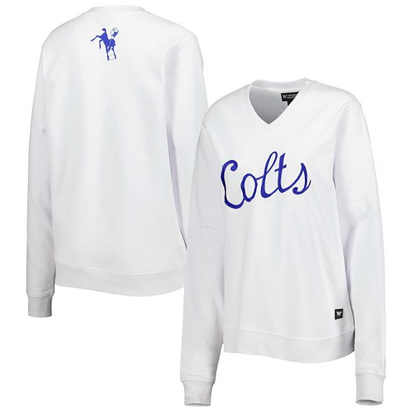 Женский белый флисовый свитшот с v-образным вырезом indianapolis colts cheer The Wild Collective
Женский белый флисовый свитшот с v-образным вырезом indianapolis colts cheer The Wild Collective