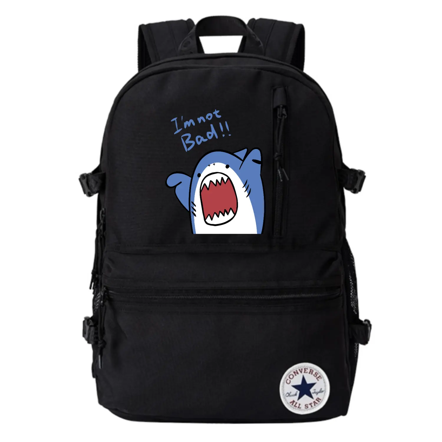 Converse Полиэстеровый рюкзак среднего размера унисекс черный, Shark
Converse Полиэстеровый рюкзак среднего размера унисекс черный, Shark