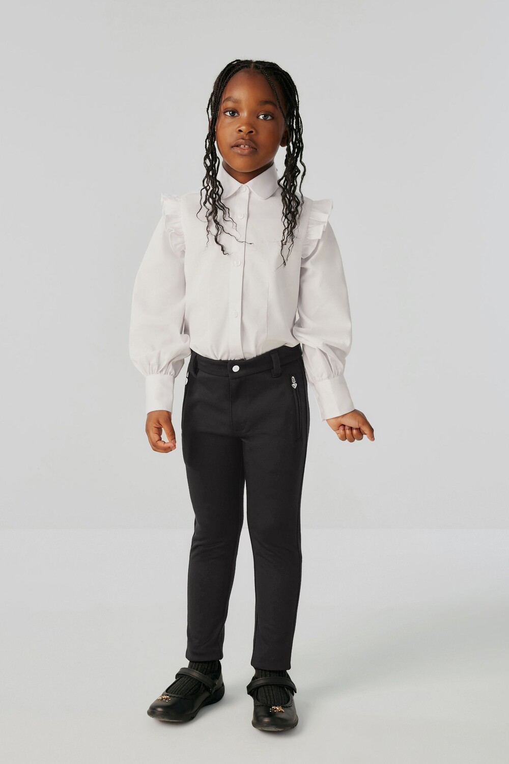 Школьные брюки понте Clarks, черный
Школьные брюки понте Clarks, черный