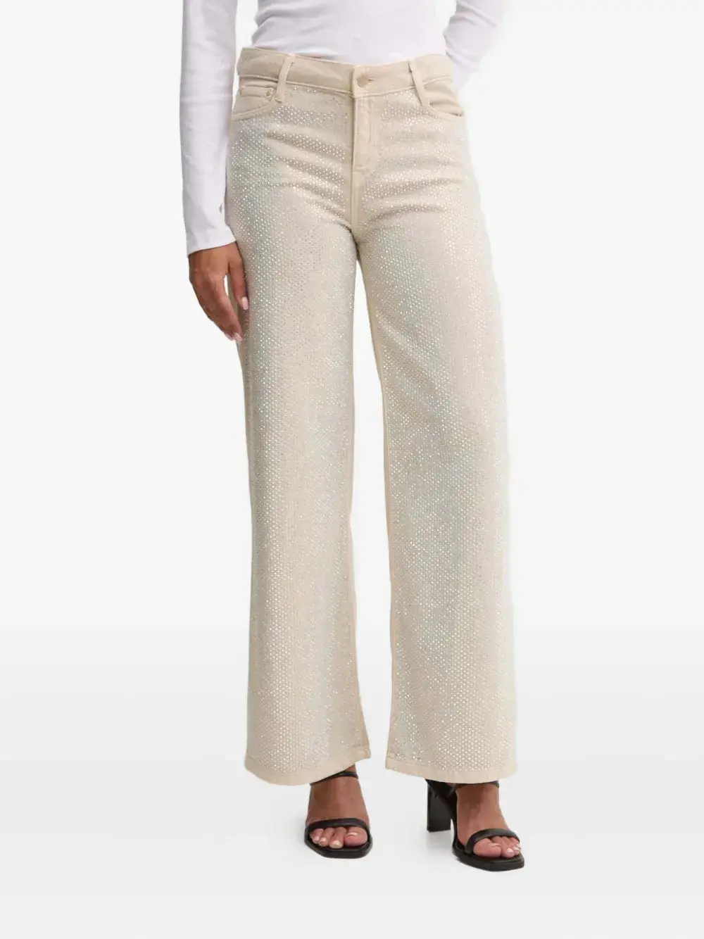 Джинсы со стразами Guess Usa, светло-бежевый
Джинсы со стразами Guess Usa, светло-бежевый