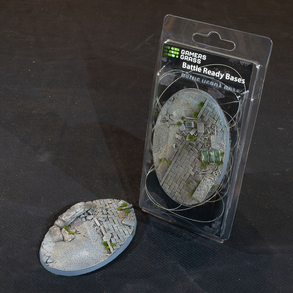 Аксессуары Gamers Grass Battle Ready Bases: Urban Warfare - Oval 105mm (1)
Аксессуары Gamers Grass Battle Ready Bases: Urban Warfare - Oval 105mm (1)