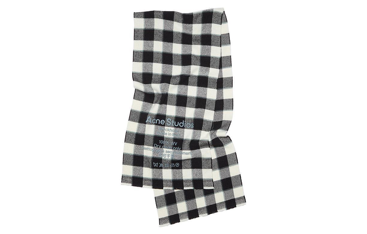 Шерстяной вязаный шарф унисекс Acne Studios, черно-белый
Шерстяной вязаный шарф унисекс Acne Studios, черно-белый