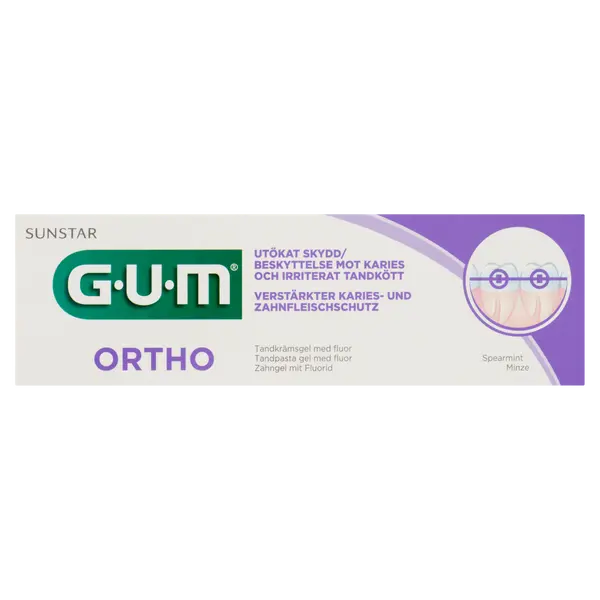 Зубная паста, 75 мл Gum Ortho
Зубная паста, 75 мл Gum Ortho