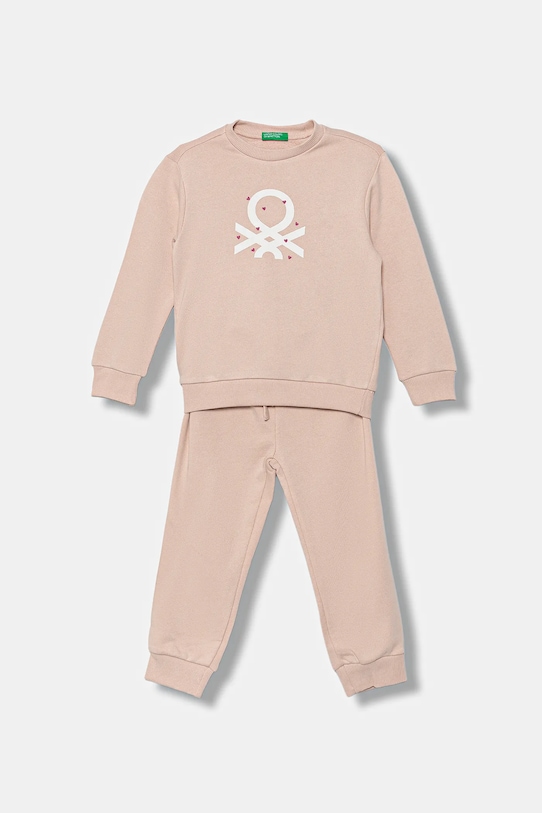 Детский хлопковый спортивный костюм United Colors Of Benetton, розовый
Детский хлопковый спортивный костюм United Colors Of Benetton, розовый
