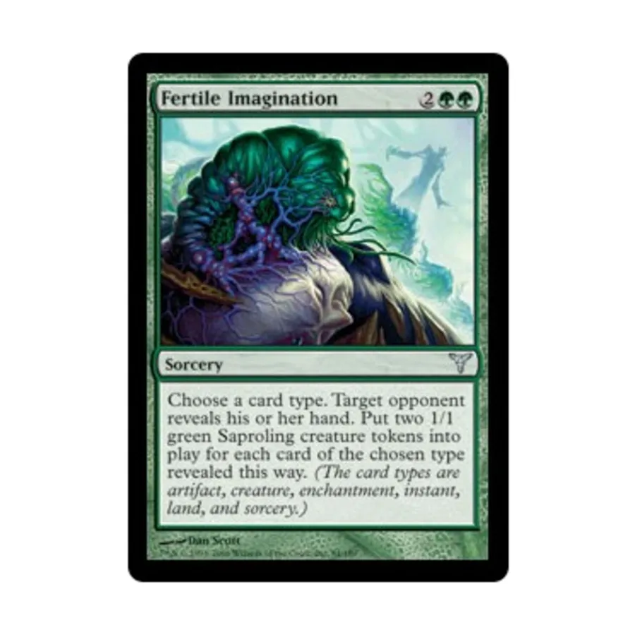 CCG Плодородное воображение (U), MTG - Dissension
CCG Плодородное воображение (U), MTG - Dissension